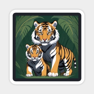 Beautiful Royal Bengal Tigers Magnet