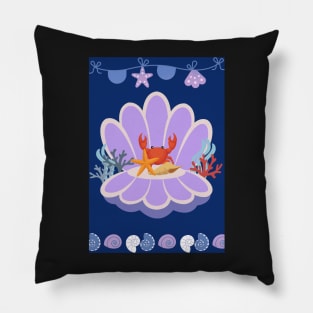 The Shellful of Wonders Pillow