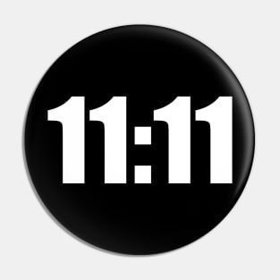 11:11 Lucky Time Pin