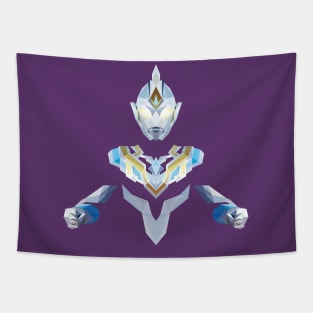 Ultraman Trigger Sky Type (Low Poly Art) Tapestry