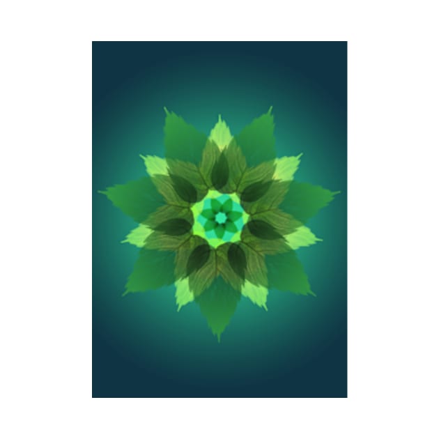 Green Flower by Shop Ovov