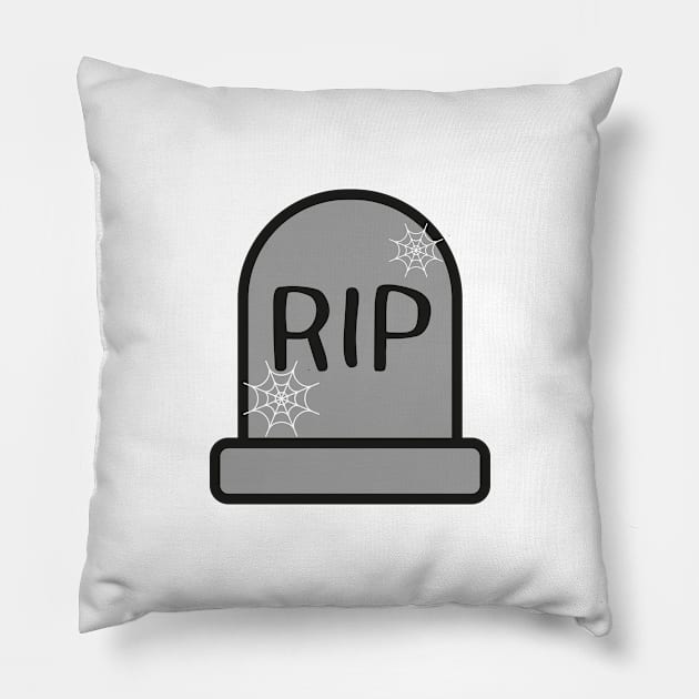 gravestone 2 Pillow by FirstBaby