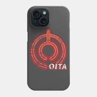 Oita Prefecture Japanese Symbol Distressed Phone Case