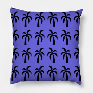 BLACK Palm Pattern Pillow