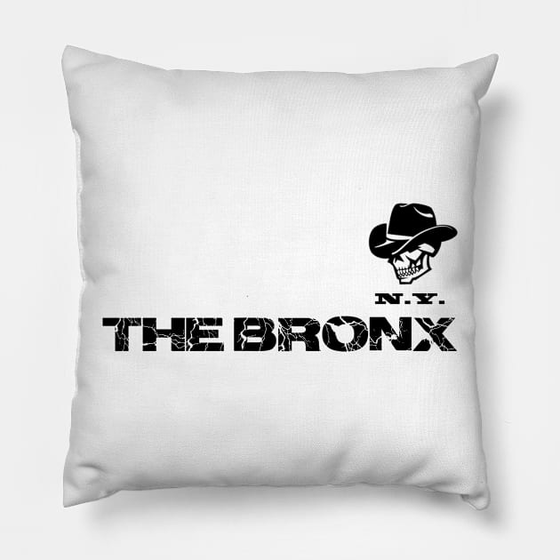 the bronx, new york Pillow by hottehue