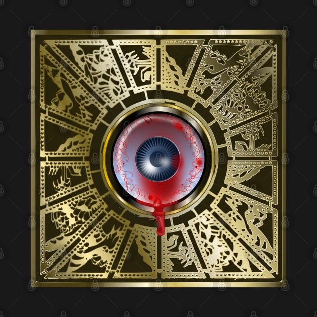 Lament Eyeball Puzzle Box by geodesyn