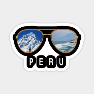 Peru Sunglasses Magnet