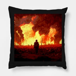 Flames of war Pillow