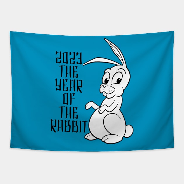 2023 Year of the Rabbit Tapestry by Generic Mascots