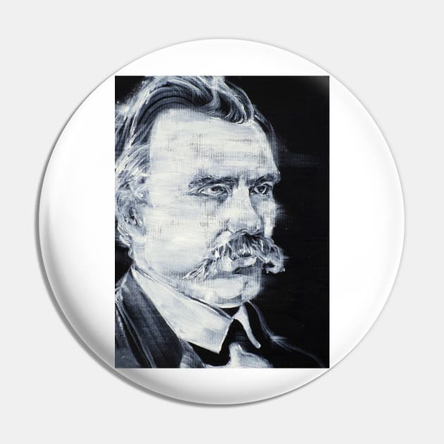 FRIEDRICH NIETZSCHE acrylic portrait Pin by lautir