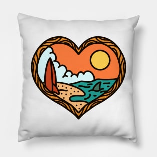 love beach Pillow