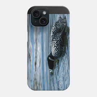 Loon blowing bubbles Phone Case