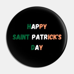 Happy Saint Patrick's Day Pin