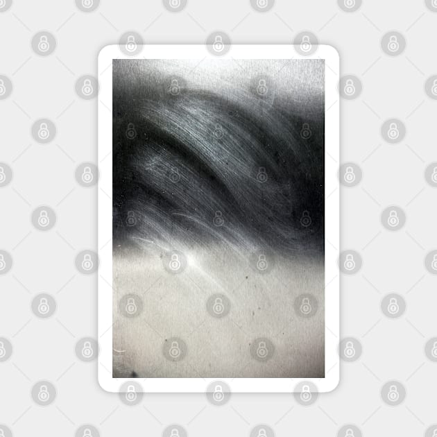 Grey Abstract Painting Art Creative Magnet by Islanr