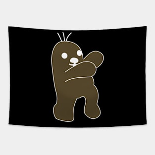 Dabbing Mole Design Tapestry