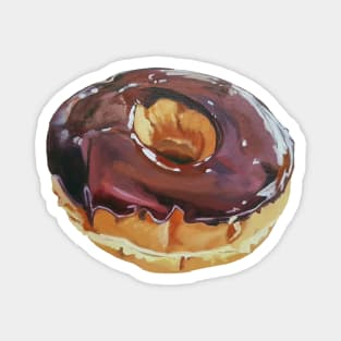 Chocolate Dip Donut Magnet