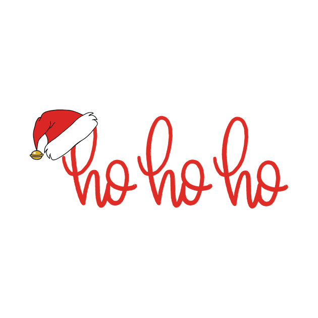 Ho Ho Ho - Santa hat - Christmas by Kyle O'Briant