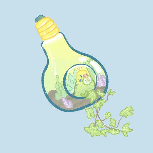 Budgie Terrarium by JessaCreation