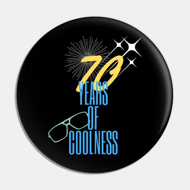 70 years of coolness Pin by Warp9