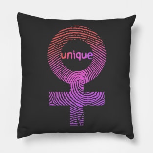 Unique Female Fingerprint Pillow