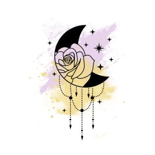 Crescent Moon Dream Catcher T-Shirt