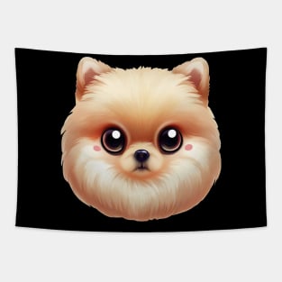 Pomeranian Portrait Perfection Tapestry