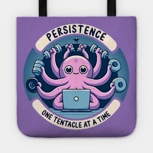 gym and worker octopus Tote