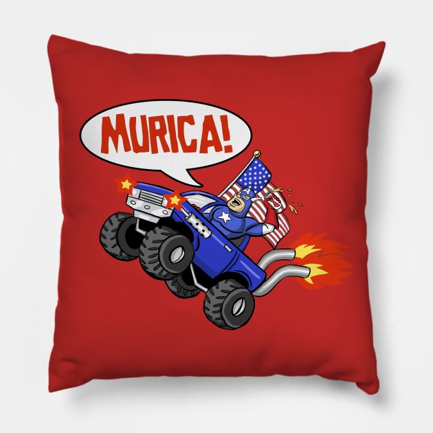 Captain Murica Pillow by Scruffy_Nerd