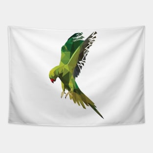 love bird low poly art Tapestry