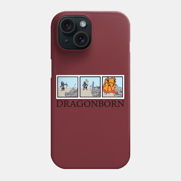 Dragonborn Archer Phone Case by big_red320