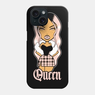 Queen Doll girl Light Pink-Out v1 Phone Case