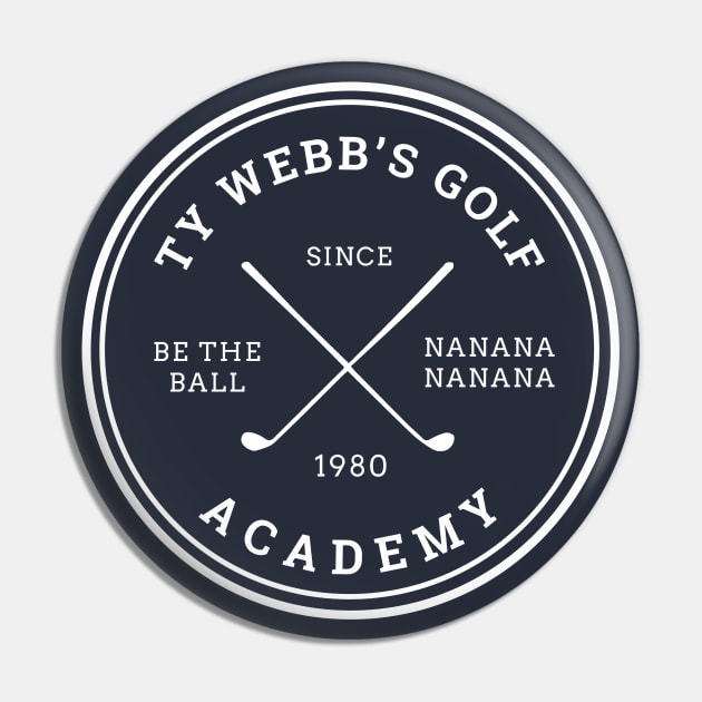 Ty Webb's Golf Academy - Since 1980 logo Pin by BodinStreet