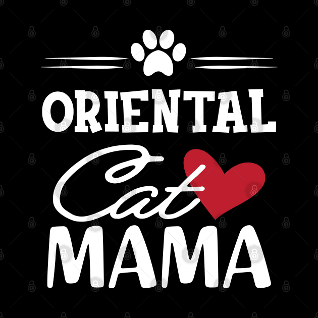 Oriental Cat Mama by KC Happy Shop