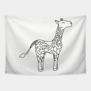 Happy Giraffe Design Tapestry