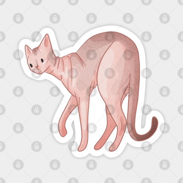 Sphynx Cat Magnet by Feline Emporium