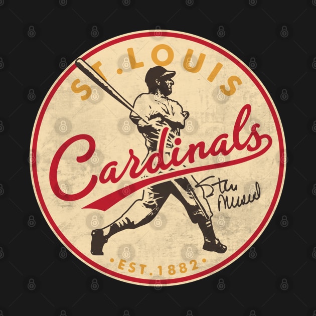 Retro St. Louis Cardinals 1 by Buck Tee by Buck Tee