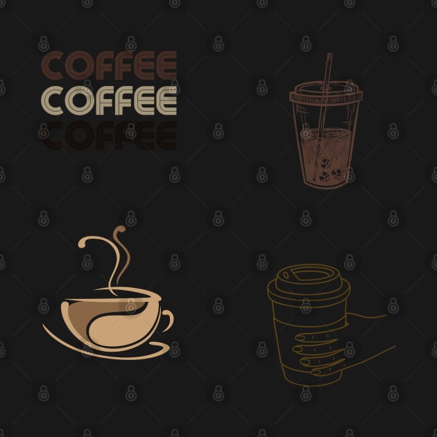 Coffee Variety Sticker Pack by stickersbyjori