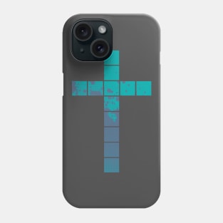 Blue and Purple cross Phone Case