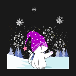 Snowy Day Enid T-Shirt