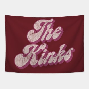 The Kinks  / Retro Faded Style Tapestry