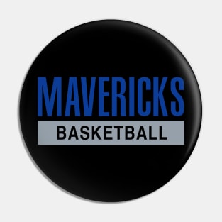 MAVERICKS Basketball Pin
