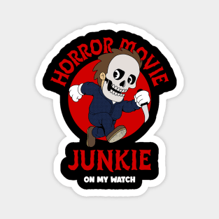 Horror Movie Junkie Slasher Film Magnet