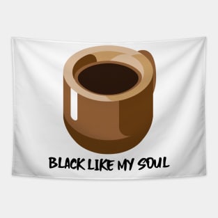 Black Like My Soul - Coffee Mug Tapestry