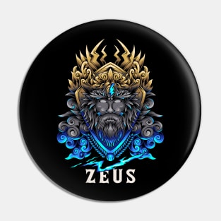 Zeus goddess with modern coloring style Pin