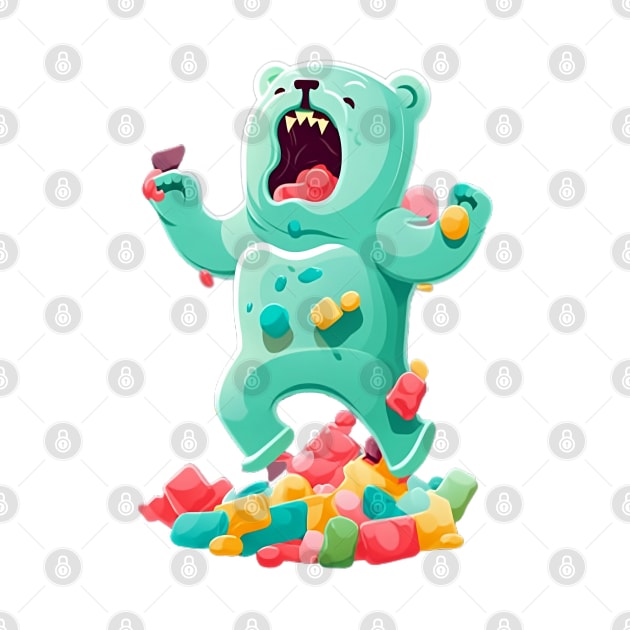 Furious Gummy: When Sweetness Turns Sour by zoocostudio