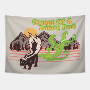 Lonely Skunk Tapestry