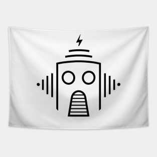 Minimal Caravan Palace Robot Tapestry