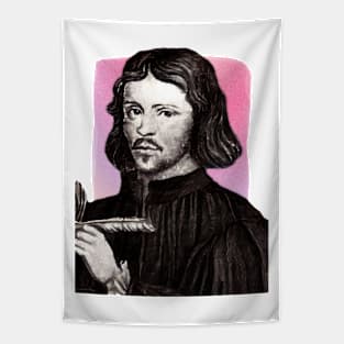 English Composer Thomas Tallis illustration Tapestry