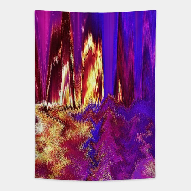 Melted Glitch Tapestry by BlakCircleGirl