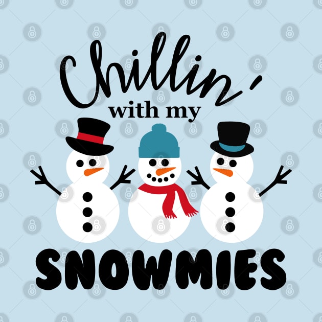 Chillin' With My Snowmies by MarinasingerDesigns